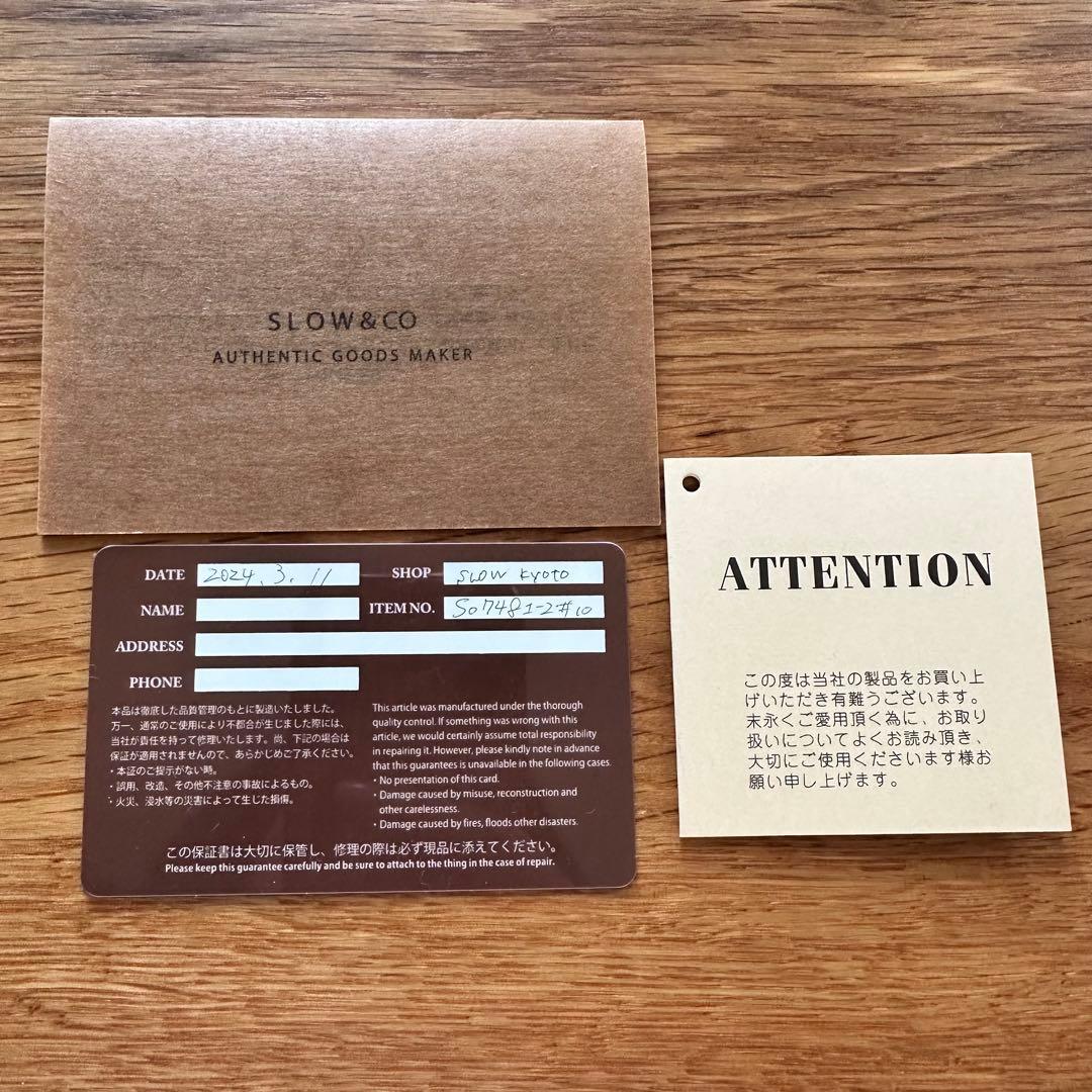 SLOW&CO ブラック ケース