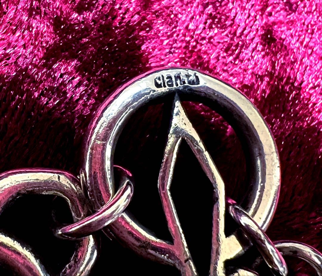 【激レア】clan.t.i シルバー 925 水晶 メンズ ブレスレット