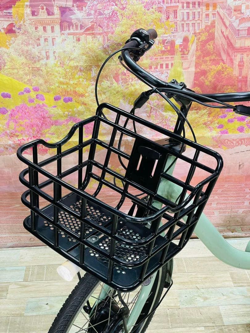 K2926 電動自転車ブリヂストン 子供乗せ bikke 24インチ 送料無料