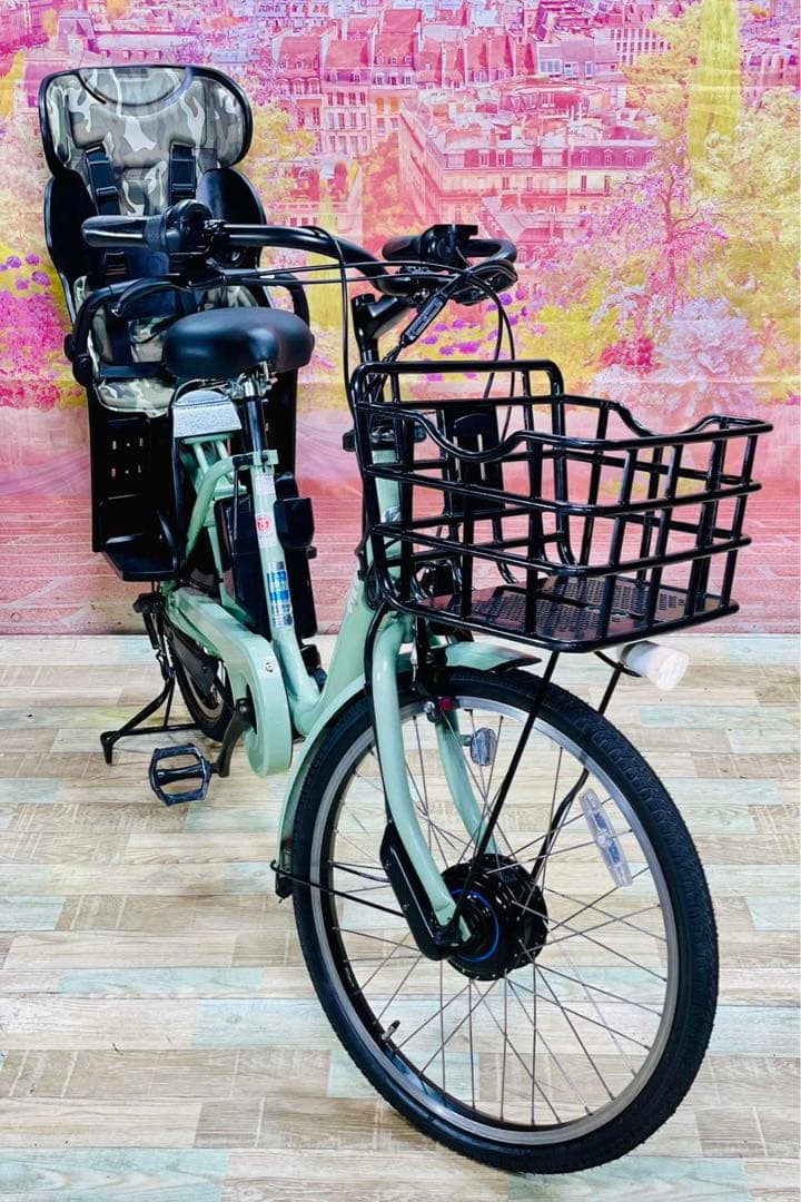 K2926 電動自転車ブリヂストン 子供乗せ bikke 24インチ 送料無料