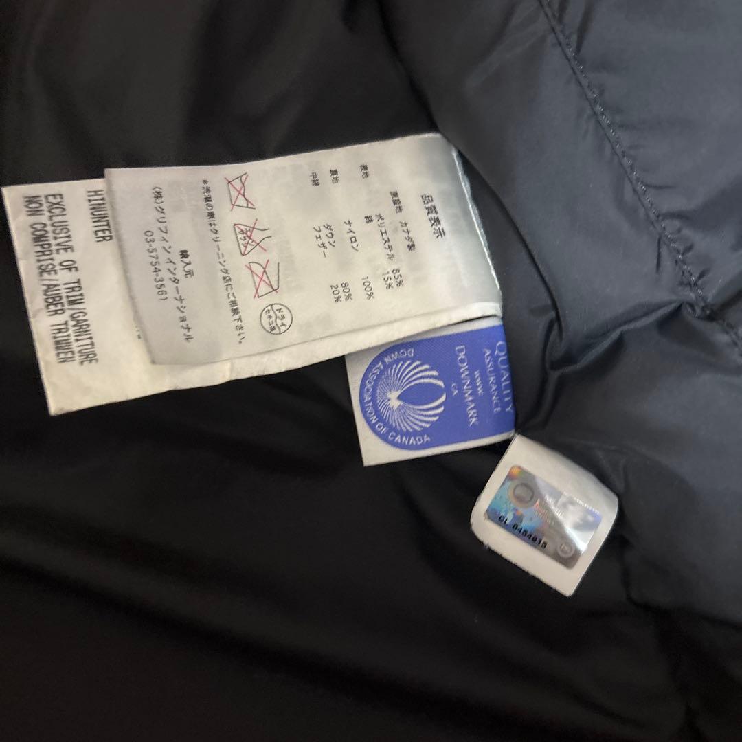 h*t様   ブラック ダウンベスト Mサイズ