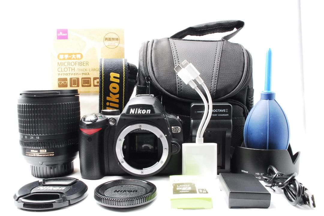 初心者おすすめ❤️Nikon D60✨万能レンズ付✨一眼レフカメラ✨スマホ転送