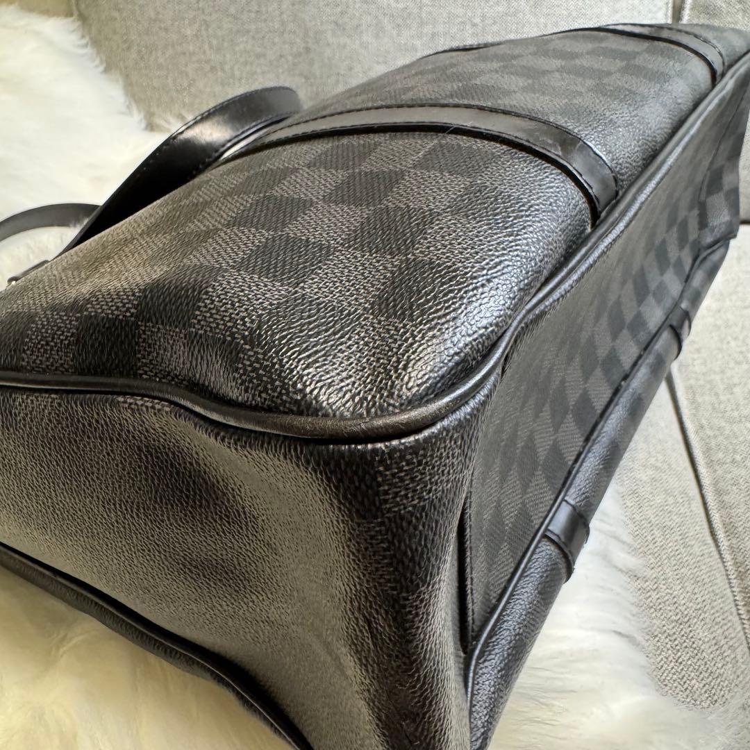 ルイヴィトン ダミエ グラフィット タダオ ハンドバッグ 2WAYショルダー付