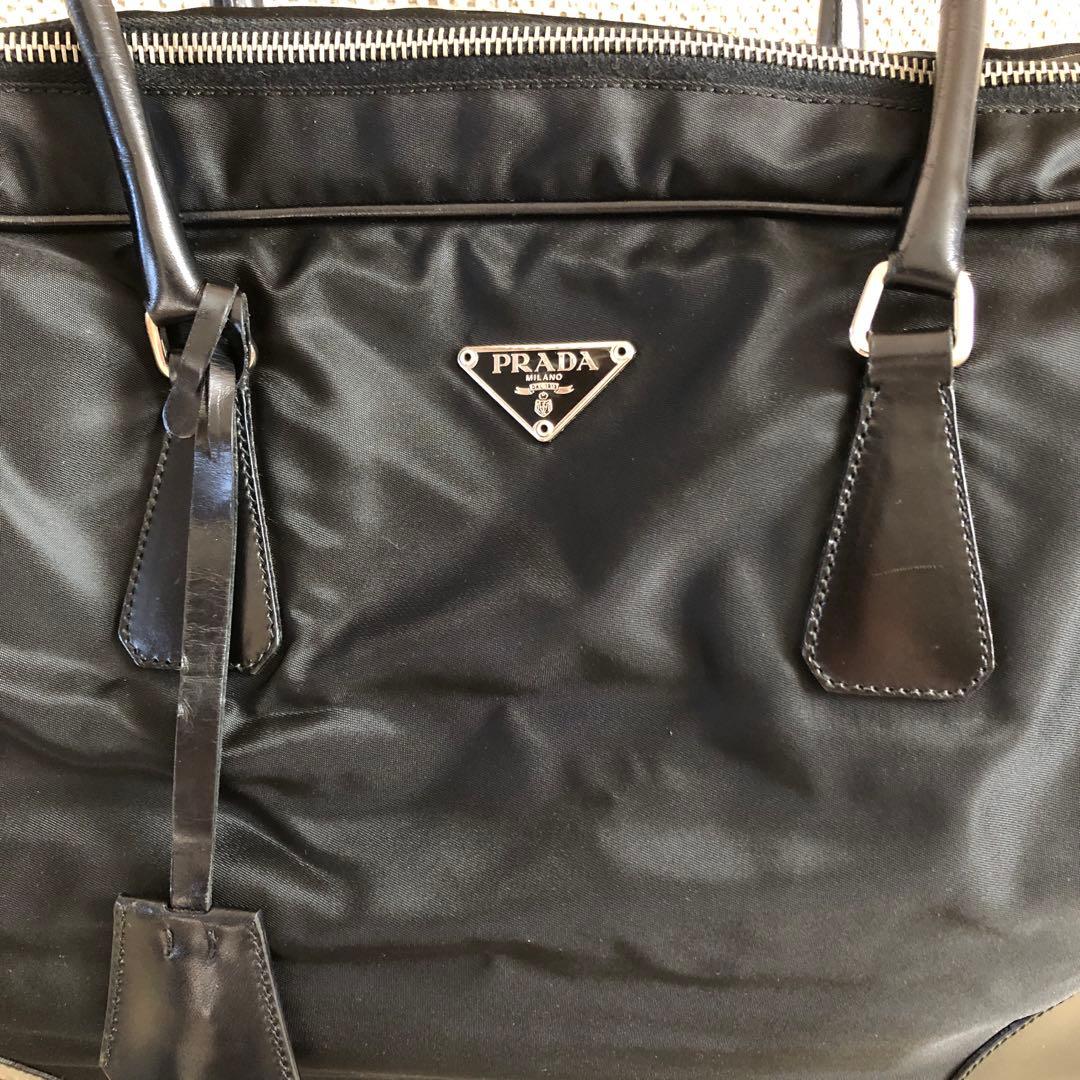 PRADA ボストンバッグ ブラック　ギャランティカード有り