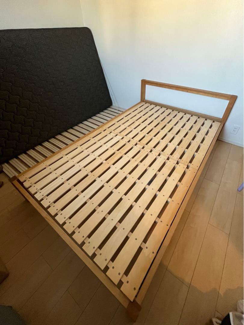 無印良品　ベッドフレーム　セミダブル