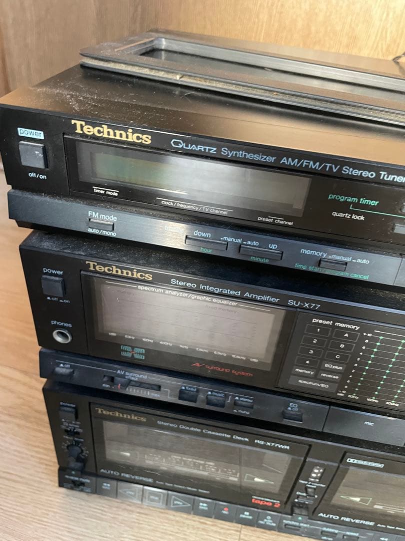 Technics ステレオアンプ & カセットデッキ セット