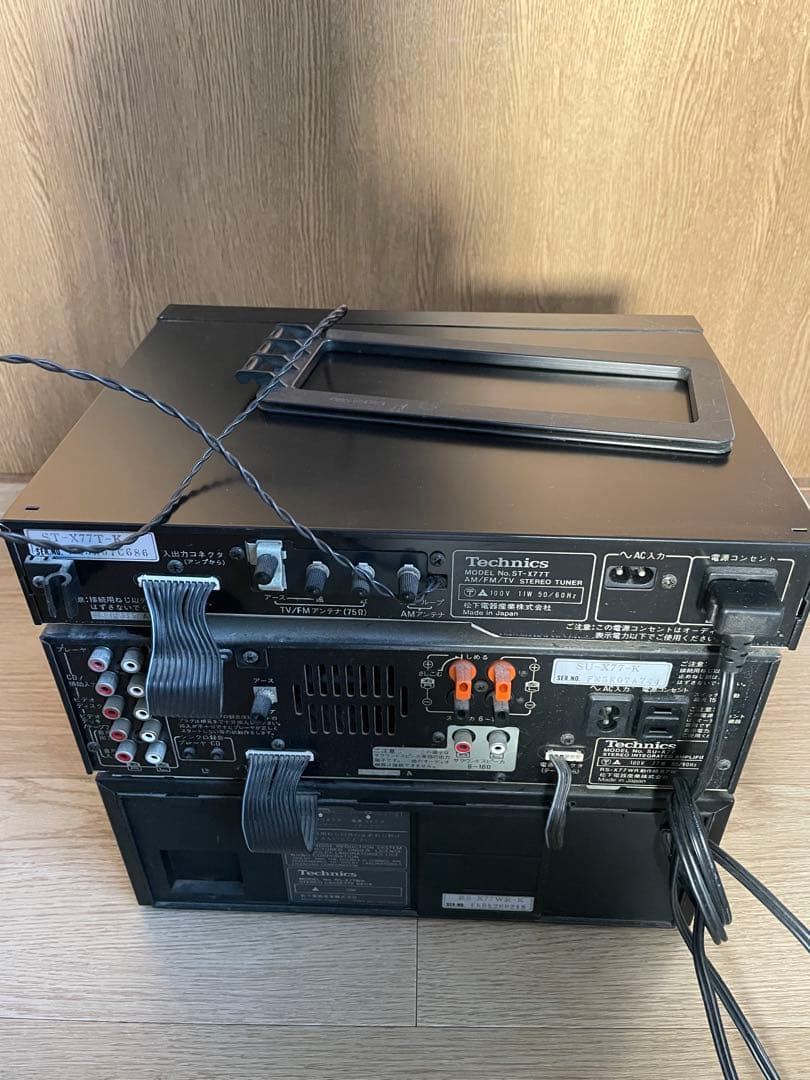 Technics ステレオアンプ & カセットデッキ セット