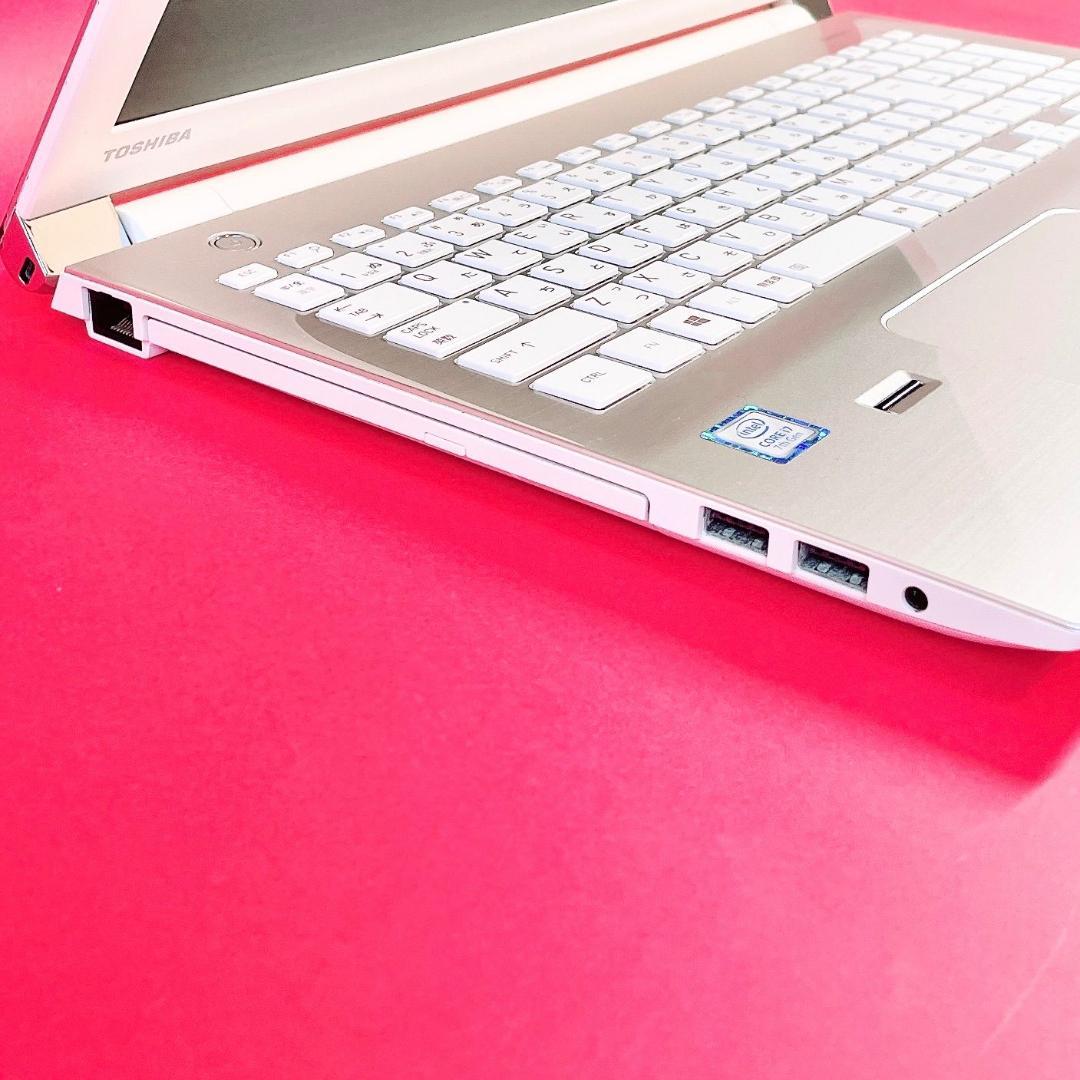 Corei7✨️ブルーレイ✨️おしゃれゴールド✨️薄型ノートパソコン！SSD512GB