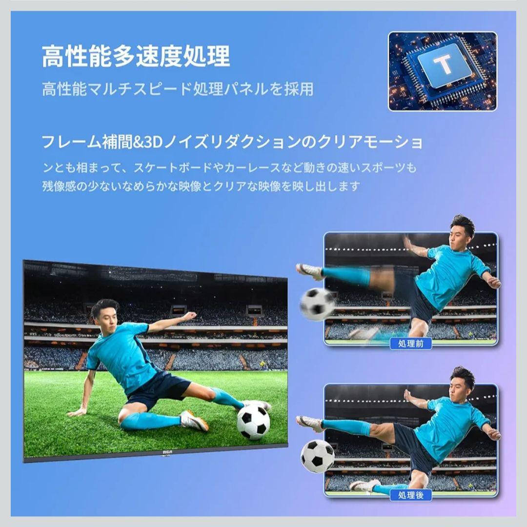 【美品／Google TV／すぐ視聴セット】2025年製　32型液晶テレビ