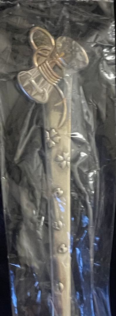 純銀 銀製 菓子楊枝 3本セット 木箱入り 総重量35g 未使用