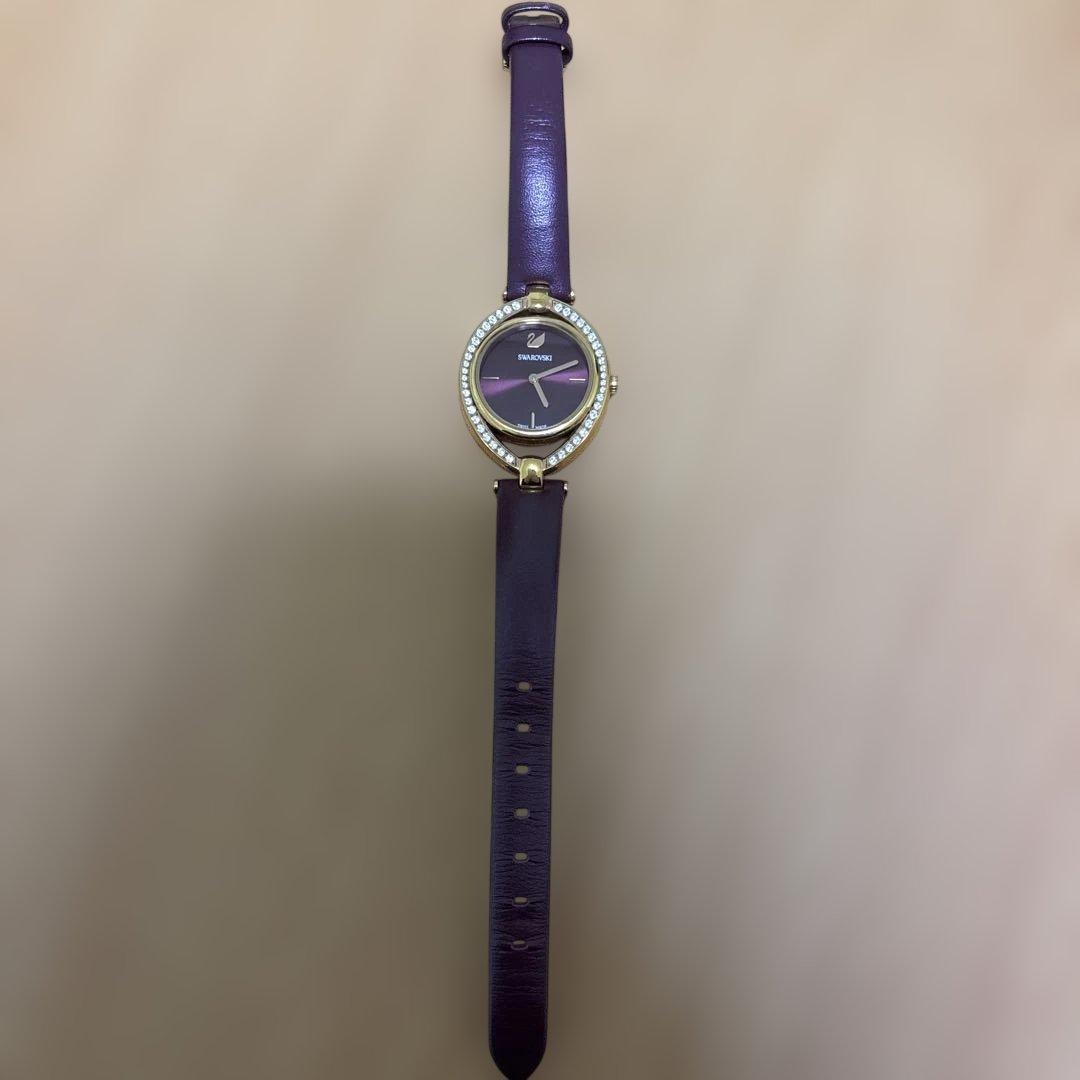 Swarovski レディース 腕時計 ゴールド ブラウン