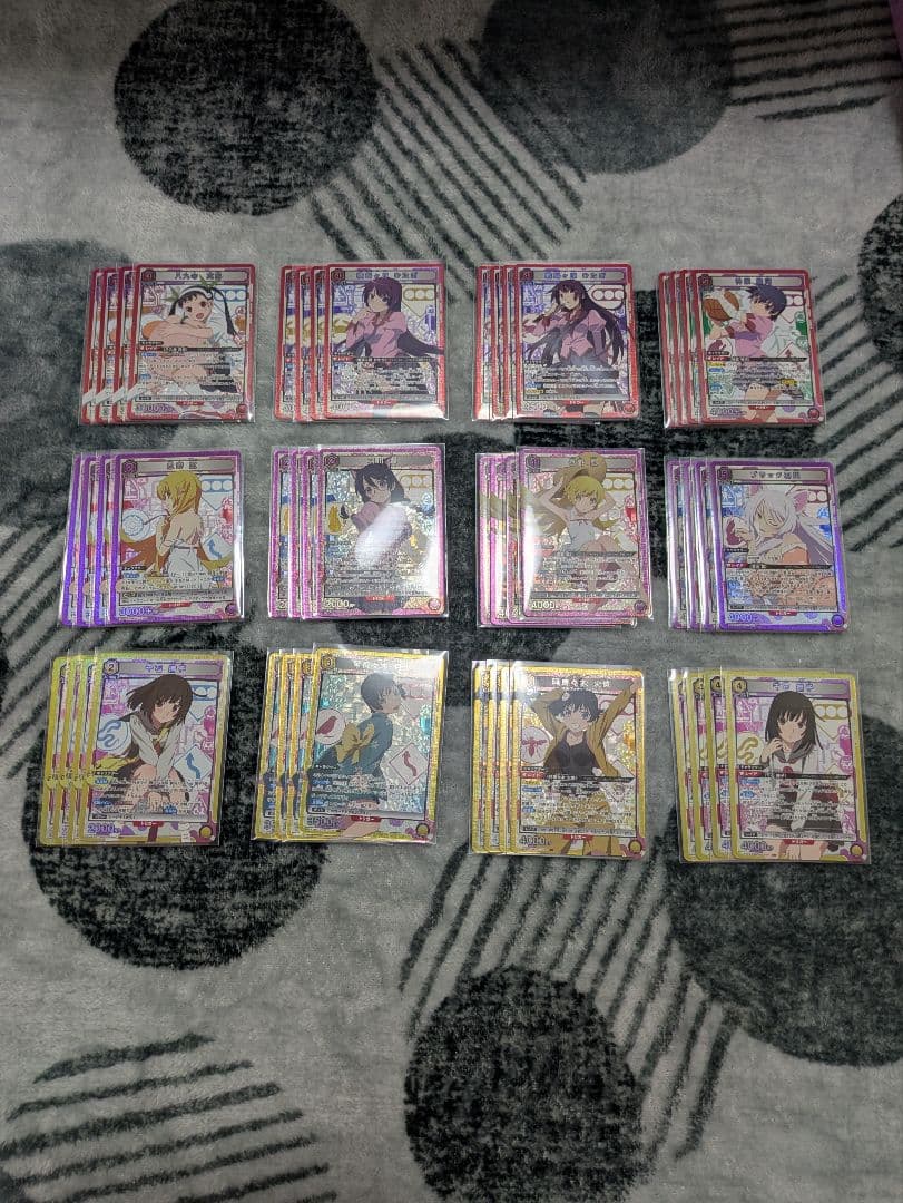 SR以下全色4コン　物語シリーズ　ユニオンアリーナ