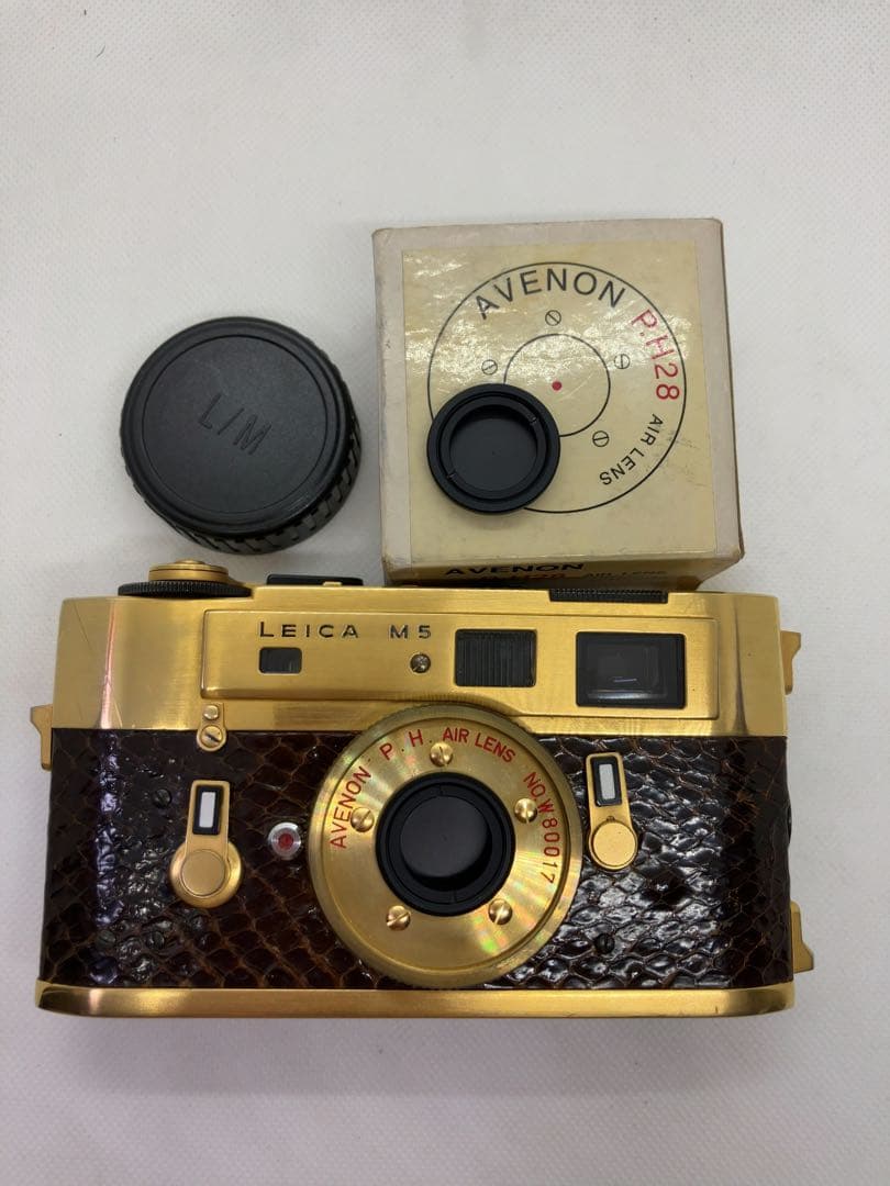 値下げ★ライカM5★アベノン　ピンホールレンズおまけ★実用★ゴールド