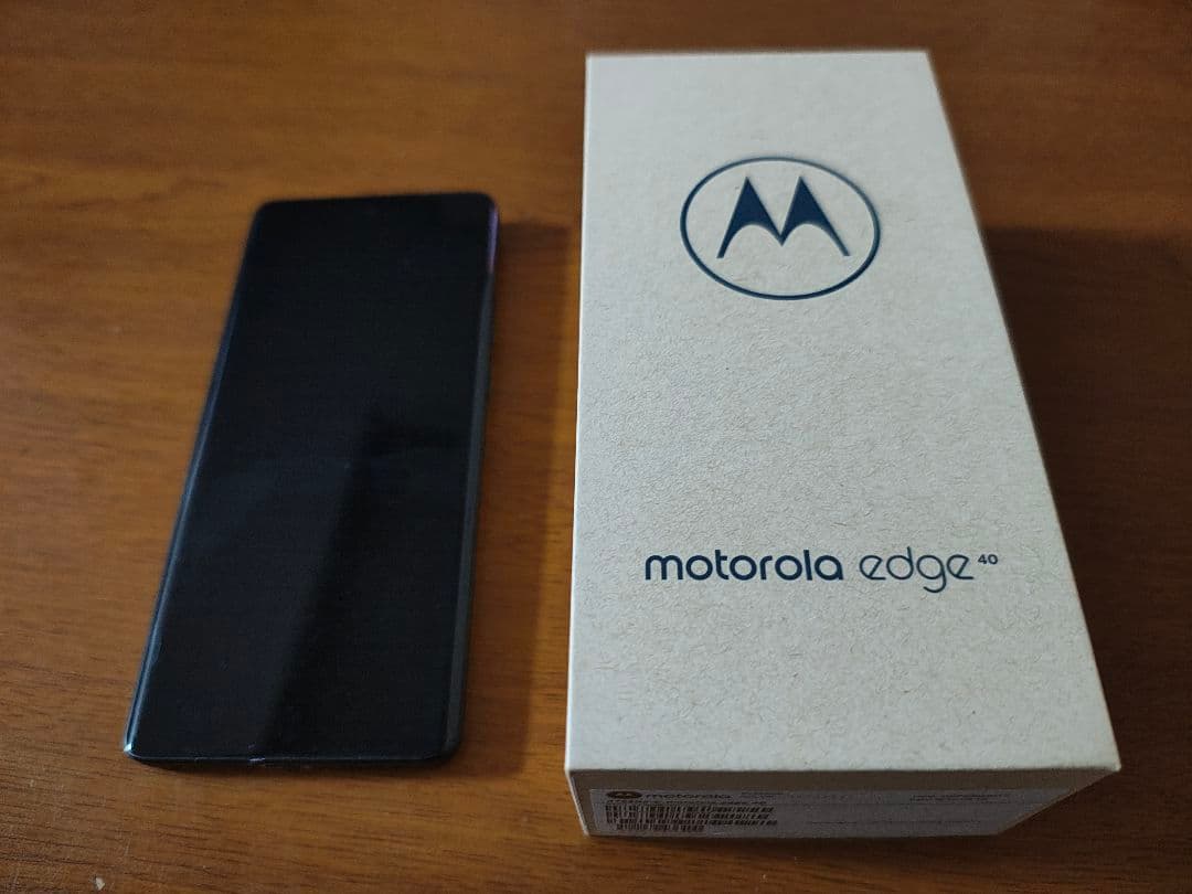 motorola edge 40　イクリプスブラック　カメラ写らないジャンク
