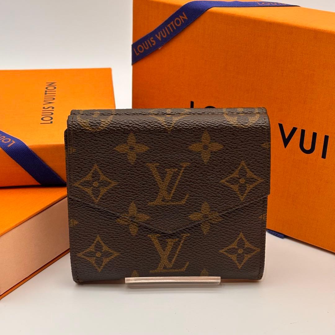 ルイヴィトン✨モノグラム✨ポルトモネ ビエ カルトクレディ Ｗホック 折り財布