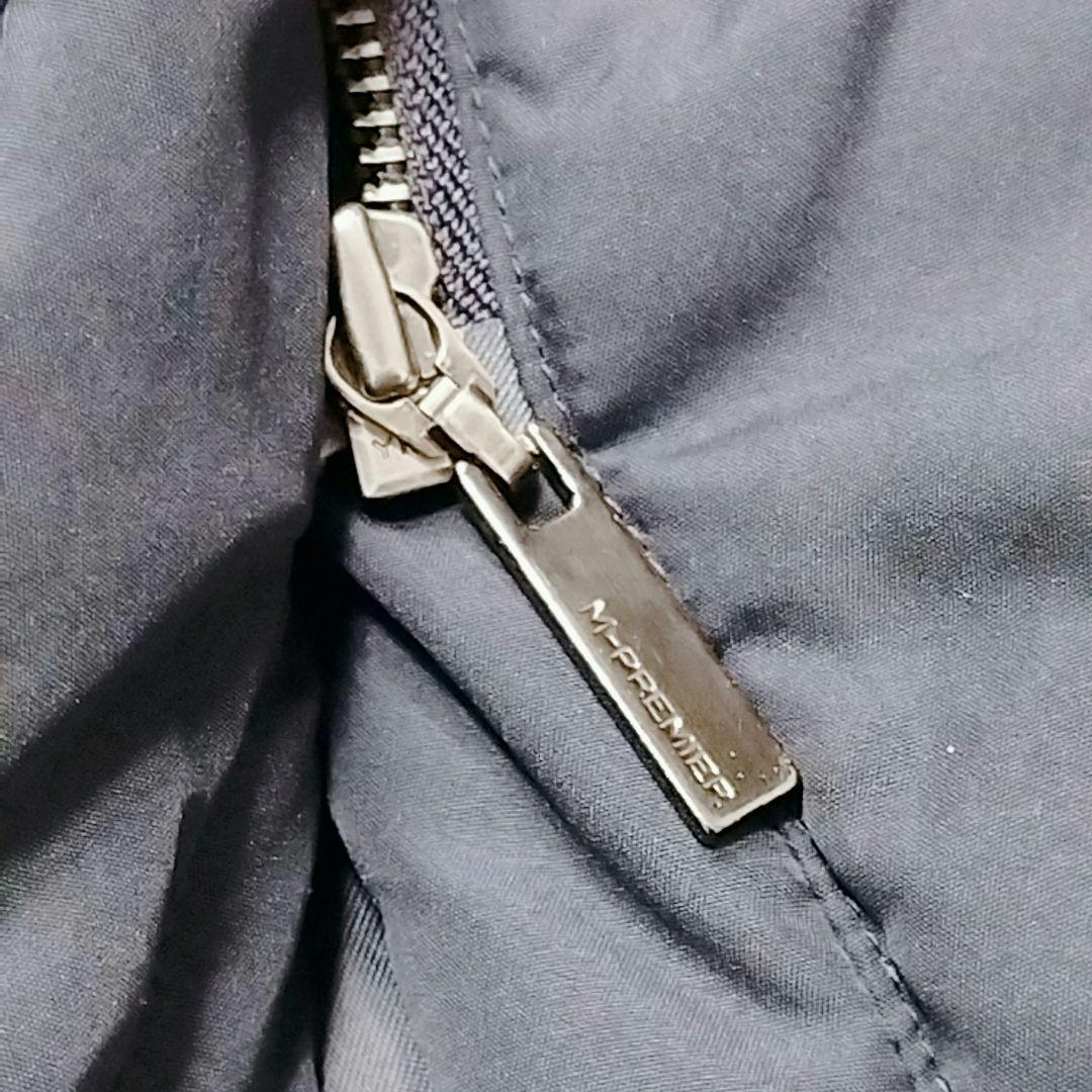 【美品✨️】エムプルミエ リモンタ ロング ダウンコート ショールカラー 濃紺