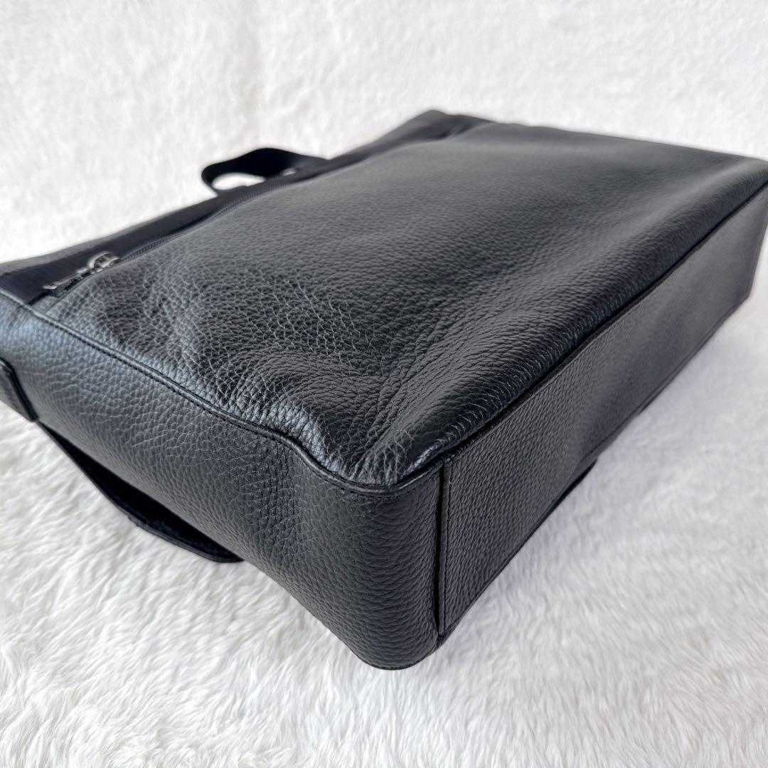 ☆美品 コールハーン メッセンジャーバッグ シボ革 2WAY ショルダーバッグ