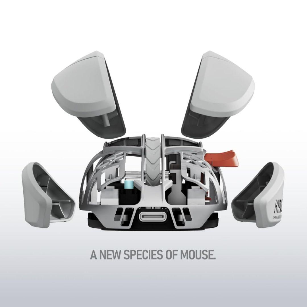 LOFREE Hypace 超軽量ワイヤレスゲーミングマウス ゴースト 透明