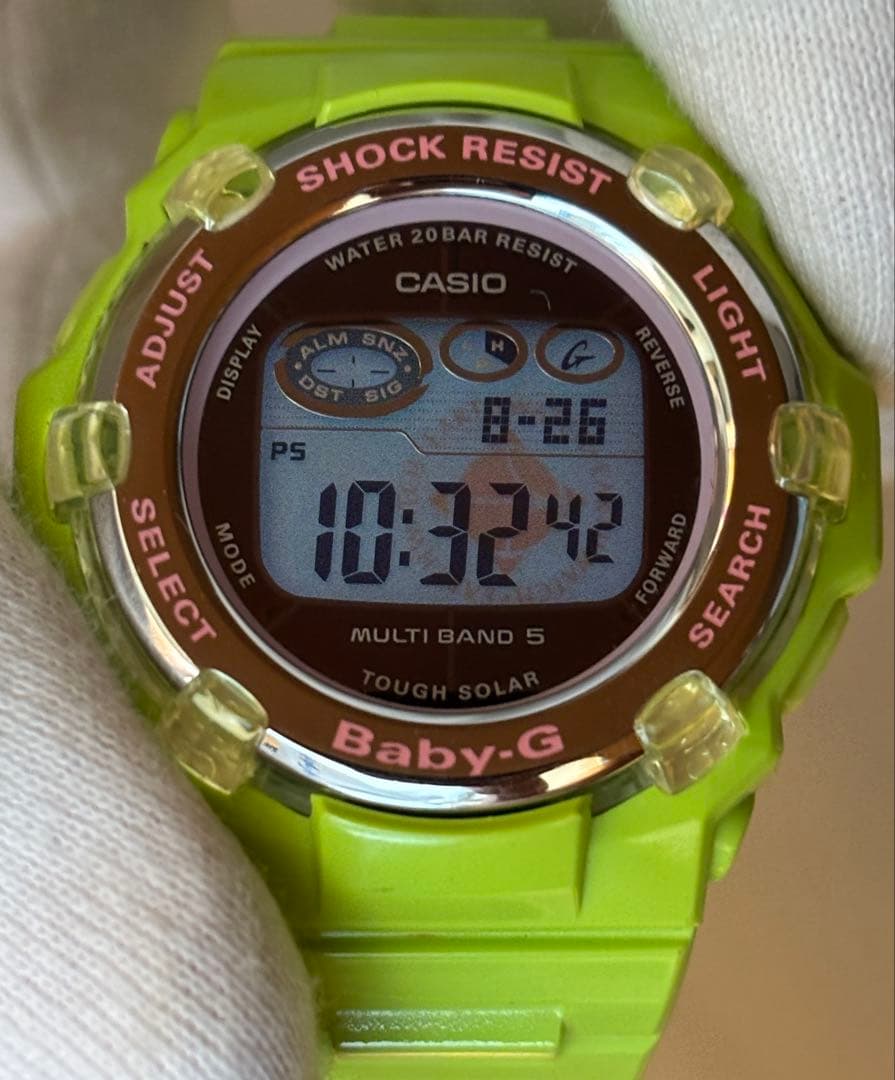 baby-G/G-SHOCK/イルクジ/BGR-3002K/電波ソーラー/雨蛙
