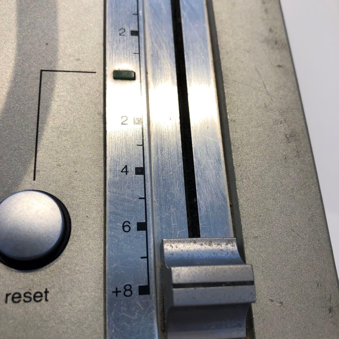 Technics SL-1200MK3Dターンテーブル 電源入りました