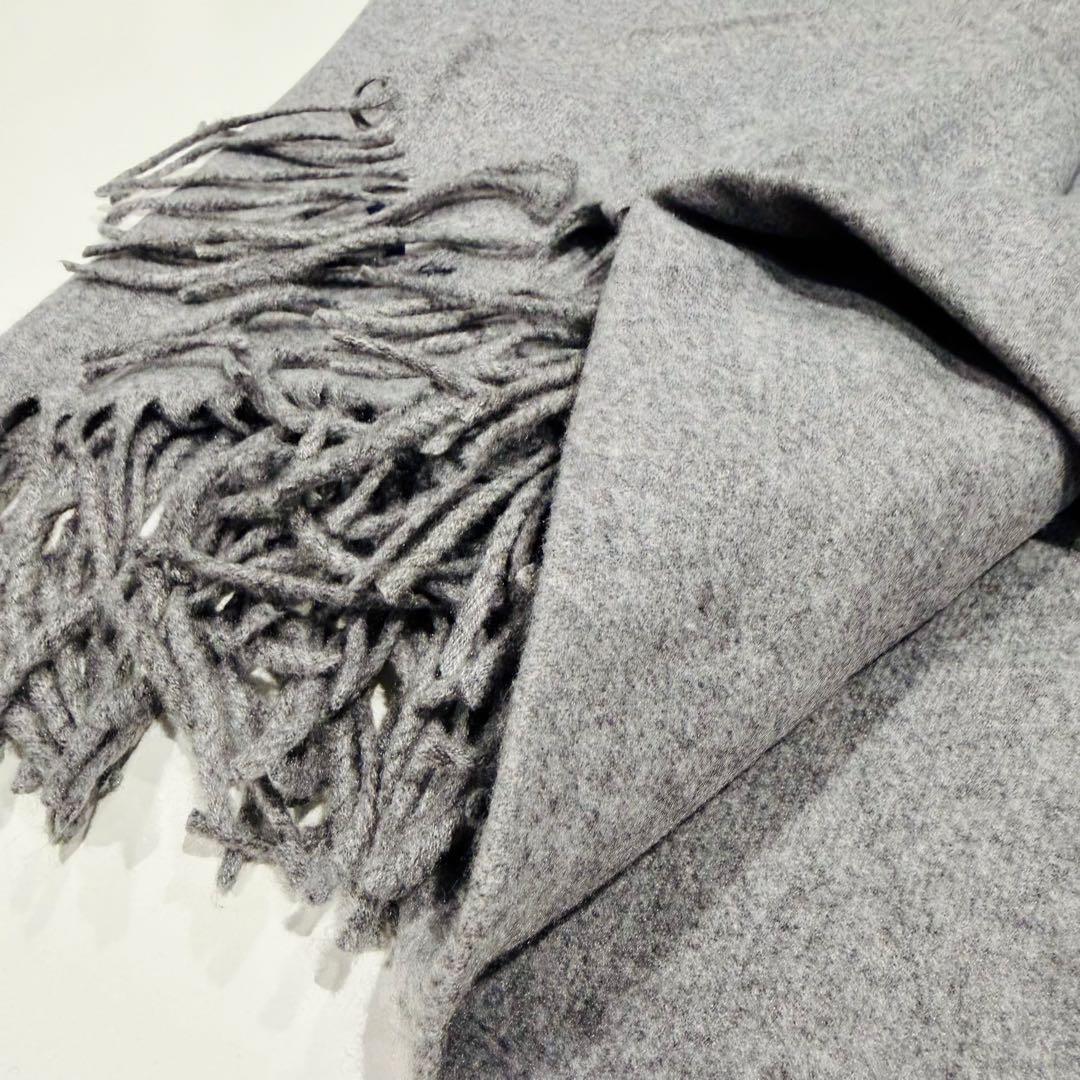 ラ*✳様 ジョンストンズ カシミア 大判ストール マフラーグレー　　色: グレー