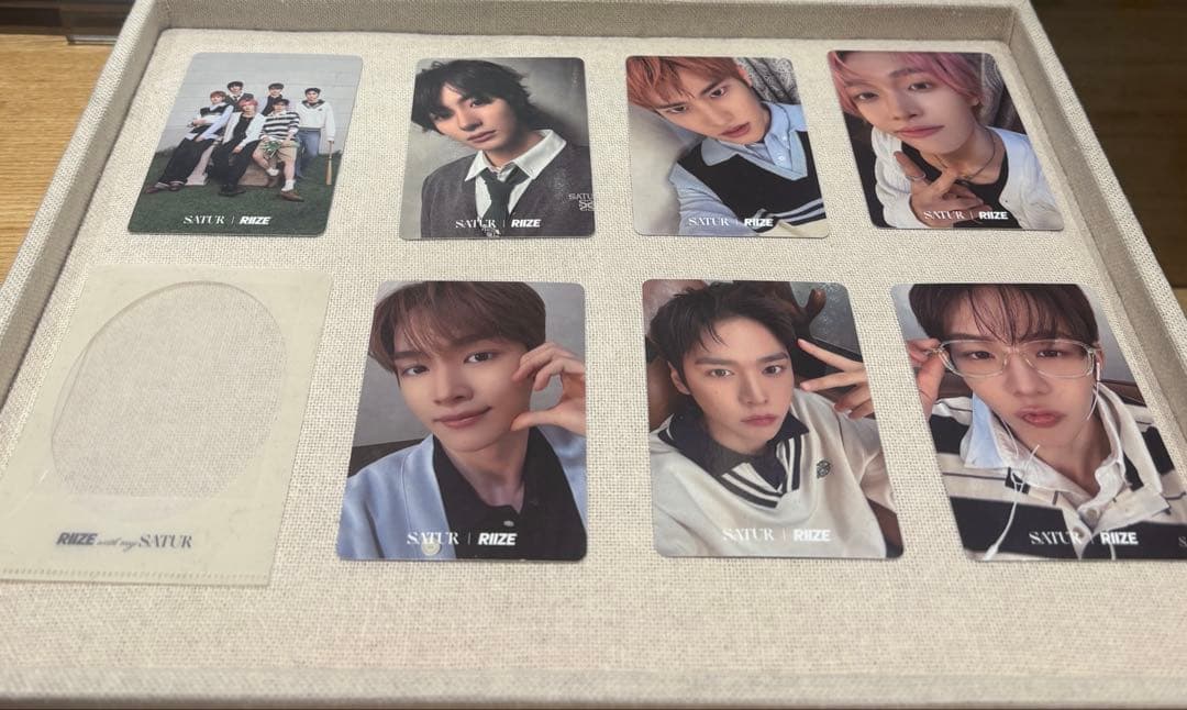 RIIZE ライズ SATUR コラボ フォトカードセット