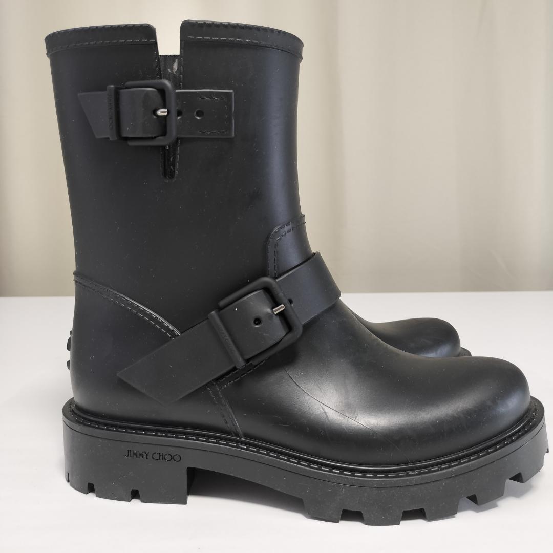 ⑲ JIMMY CHOO ジミーチュウ レインブーツ 36 23cm