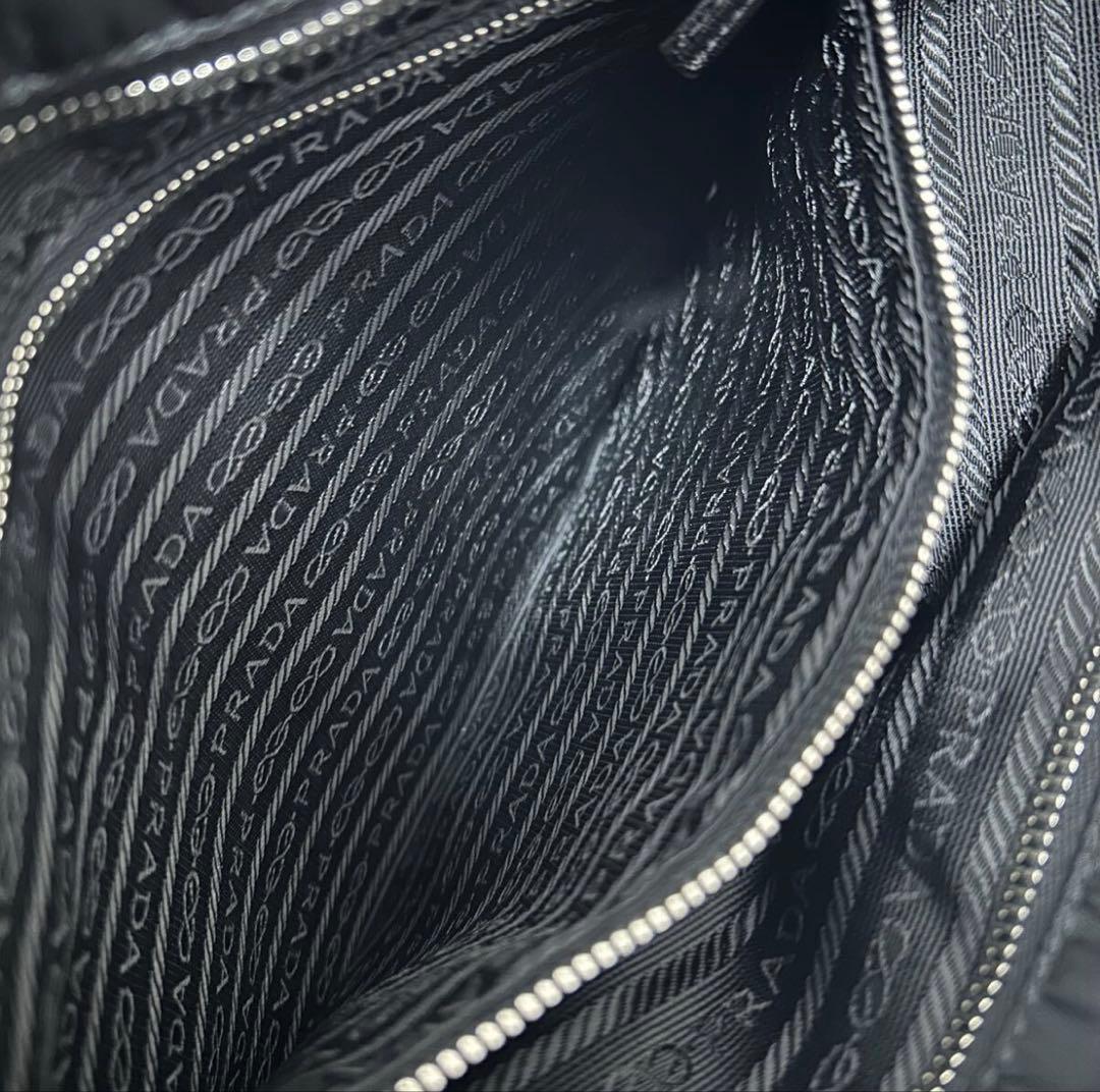 バッグ PRADA archive nylon leather shoulder bag