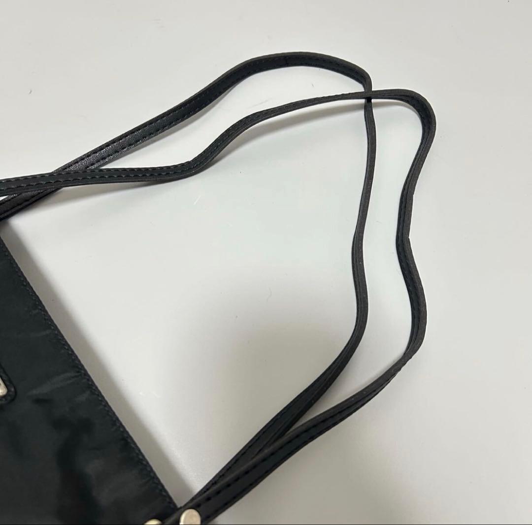 バッグ PRADA archive nylon leather shoulder bag