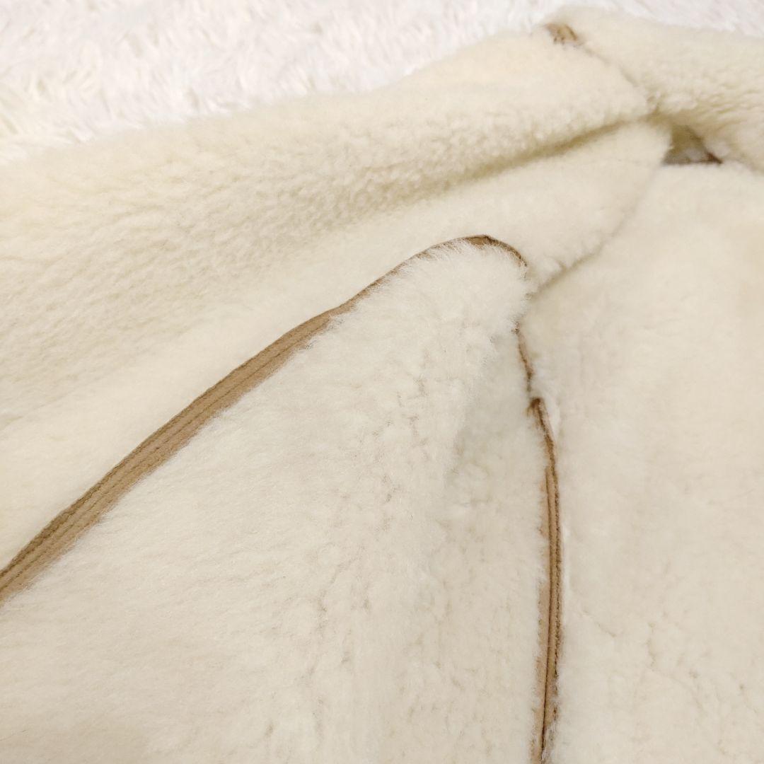 【モンブラン】リアルムートン ライダースジャケット S