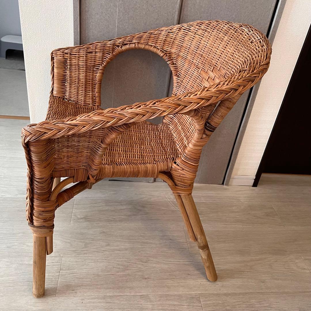 イケア　アーゲン　ラタンチェア　IKEA AGEN