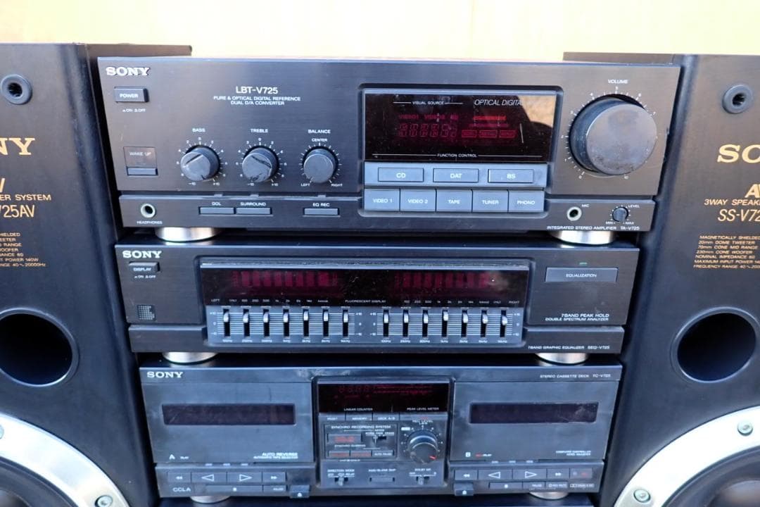 SONY SS-V725AV システムコンポ スピーカーセット 音響機材