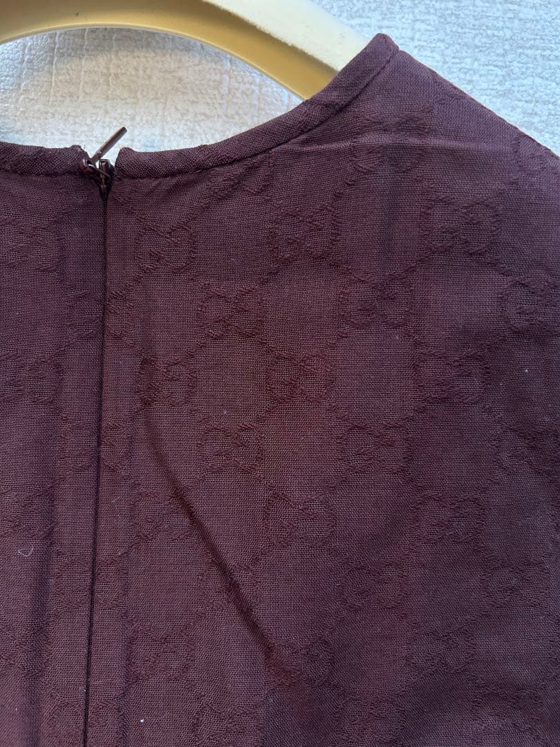 【美品】GUCCI フラワー刺繍　ワンピース