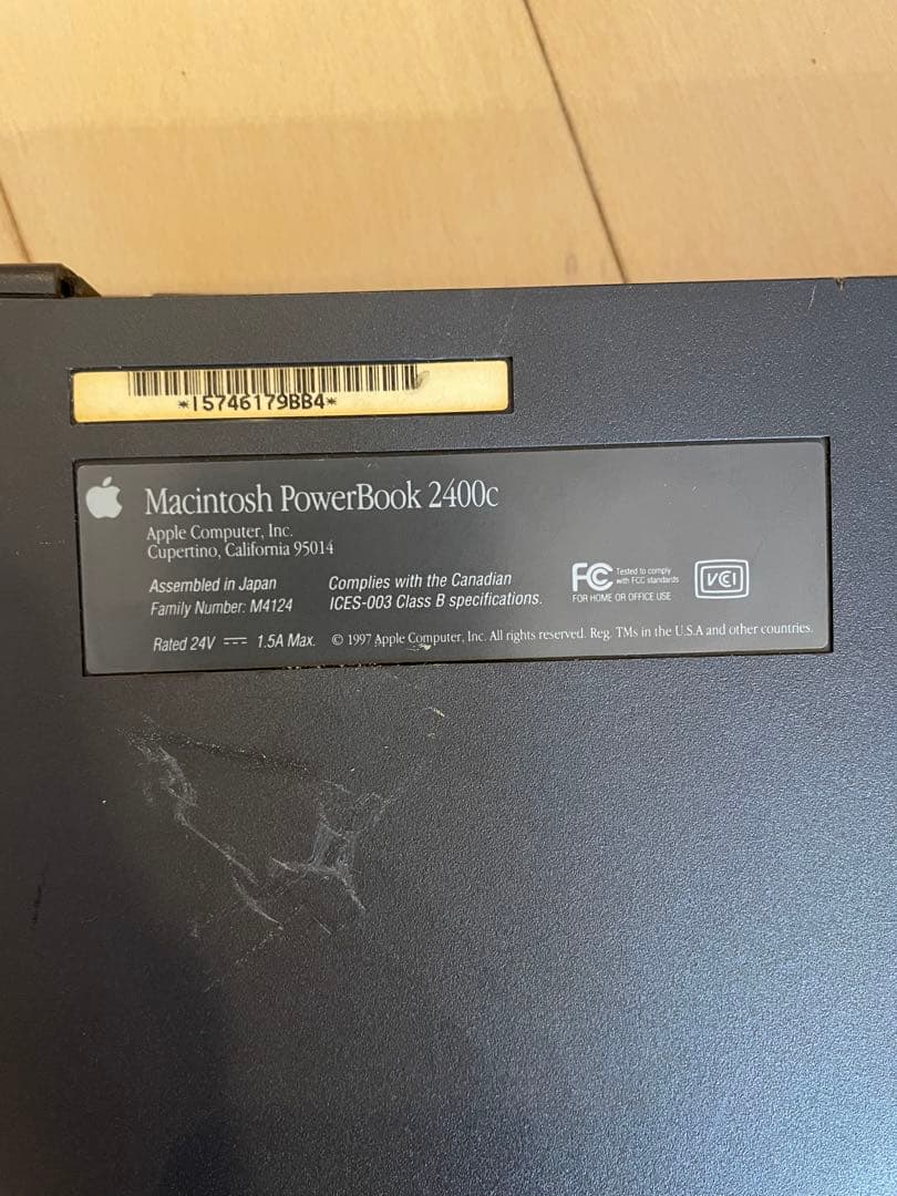 Macintosh PowerBook 2400c / 180 ジャンク品