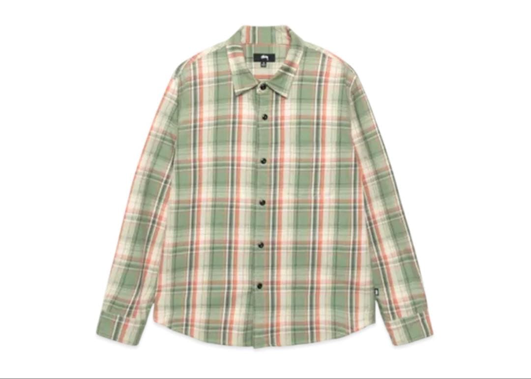 トップス Stussy Dan Washed Cotton Plaid Shirt
