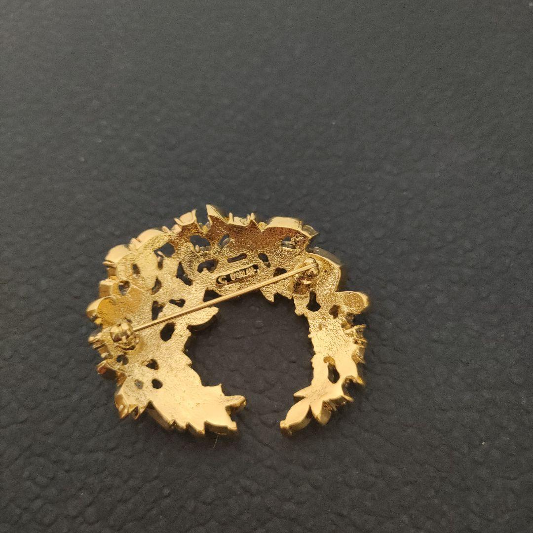 D'ORLAN ブローチ&イヤリング　セット　ヴィンテージ　ビンテージ　オールド