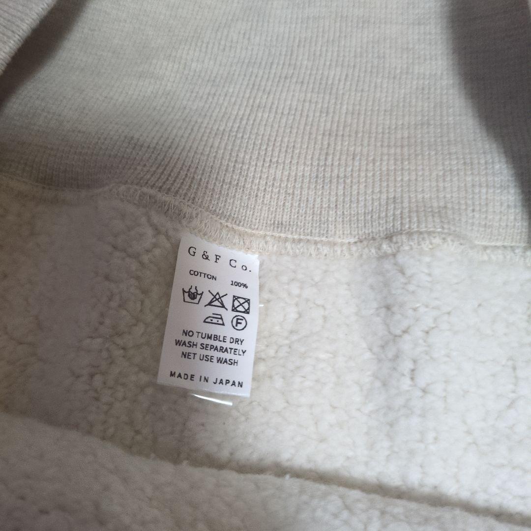 v*h様 G&F Co. BUTTON UP SWEATSHIRT 42