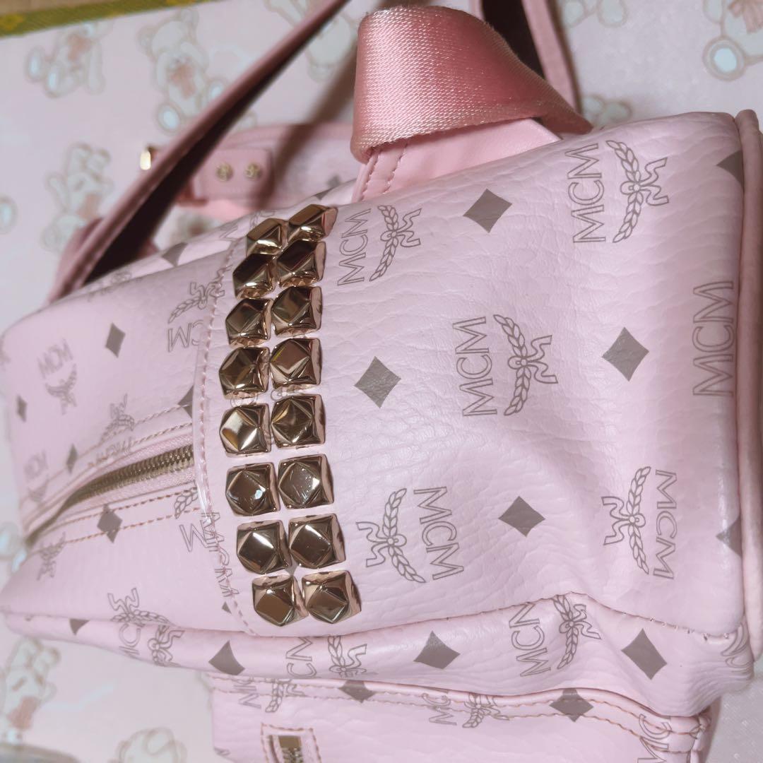 MCM パウダーピンク リュック　バックパック