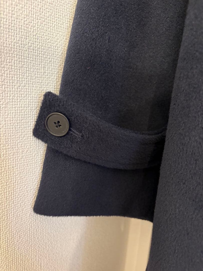 ♪♪　FEKETE フード付き　ネイビー ダッフルコート Lサイズ