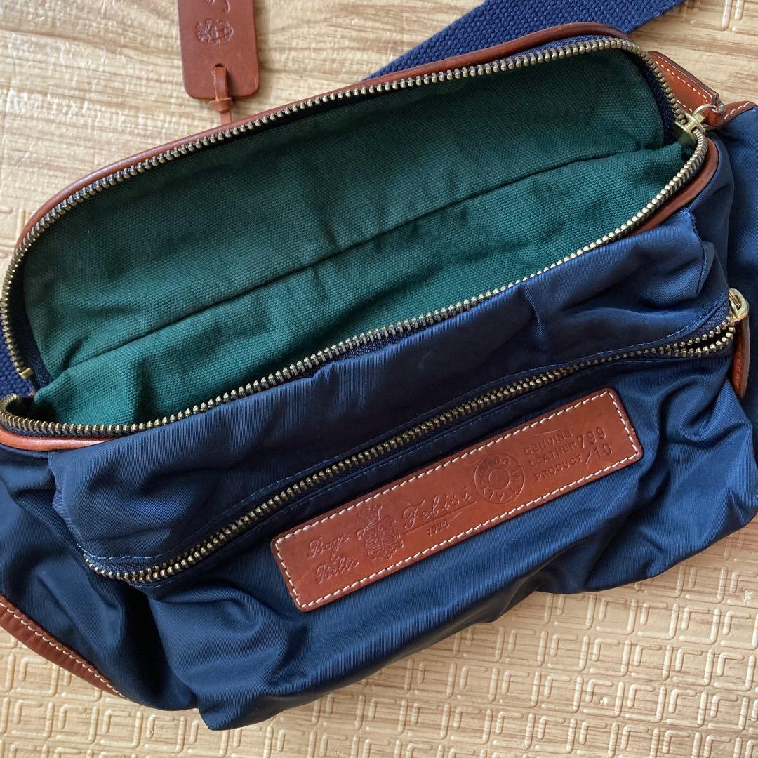 【美品】Felisi フェリージ ショルダーバッグ　ボディバッグ　799/10