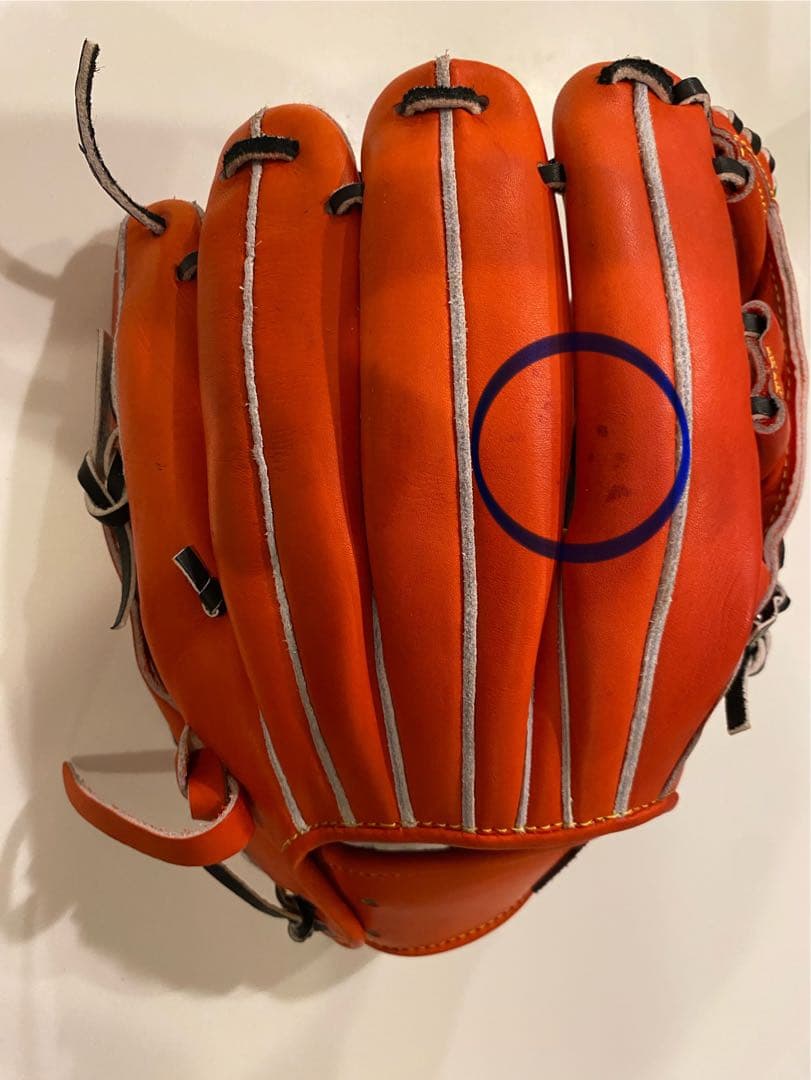 玉澤（タマザワ）　ヒーローズ　軟式　内野手用　 Dオレンジ 　TG-OR815