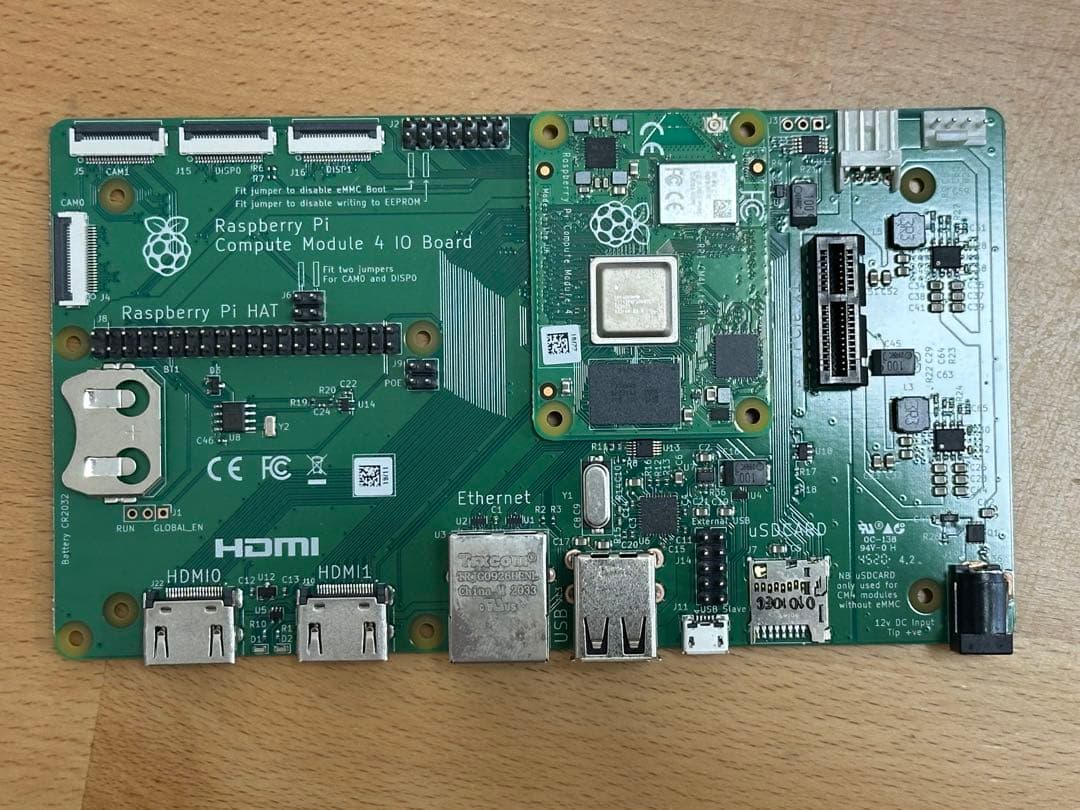 マザーボード Raspberry Pi 4 IO Board + Compute Module