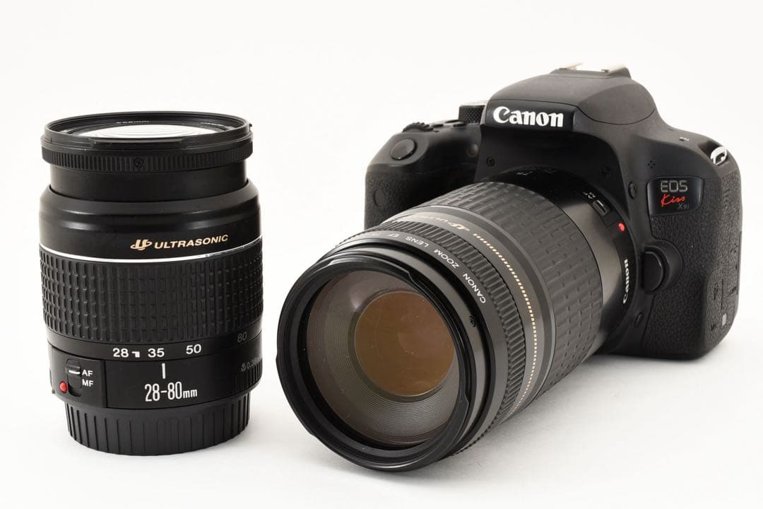 美品 Canon EOS Kiss X9i 標準&望遠ダブルレンズセット