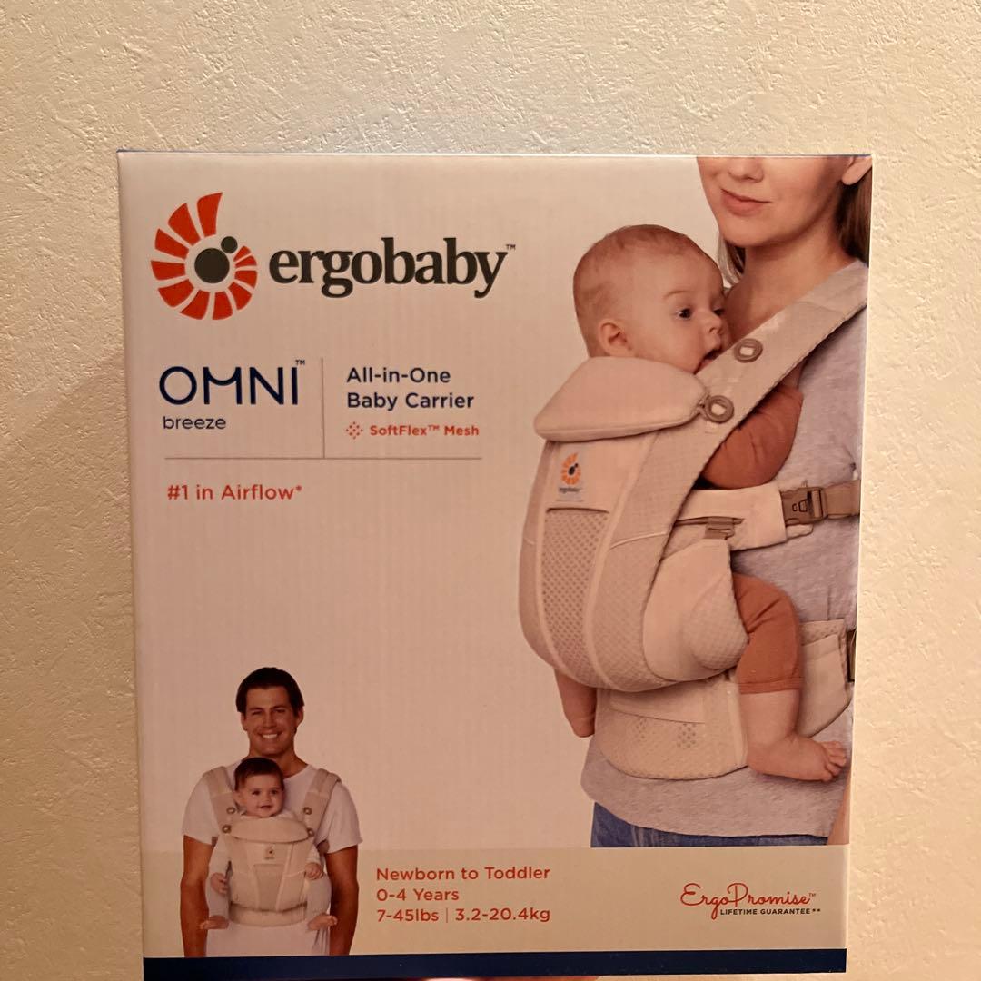 【美品】エルゴベビー オムニブリーズ ナチュラルベージュ