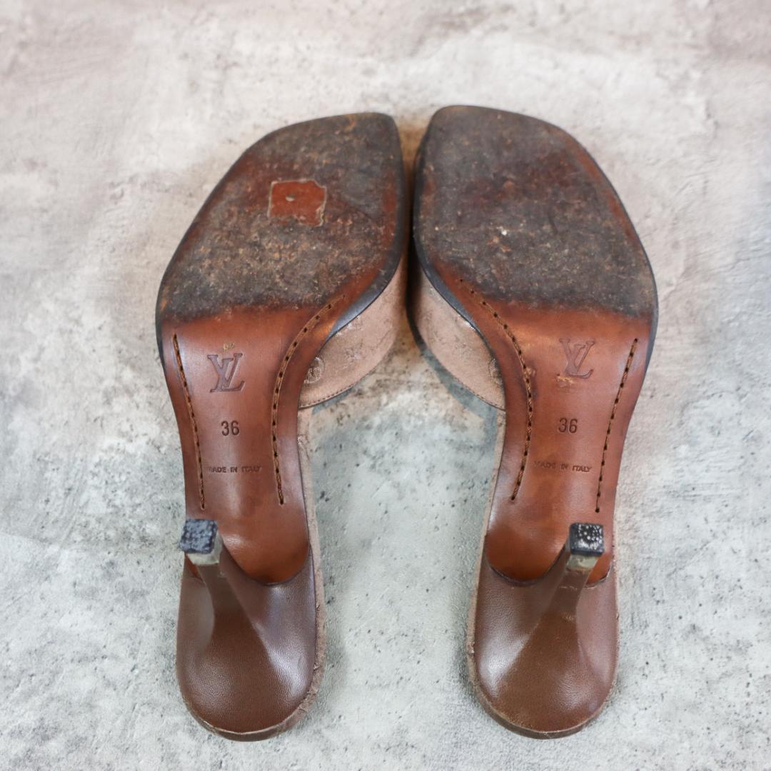 LOUIS VUITTON ルイヴィトン モノグラム ミュール サンダル