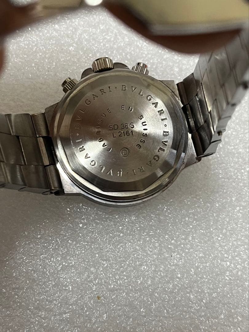 Bulgari SD 38 S クロノグラフ 時計鎖⛓️が壊れた。自動巻です
