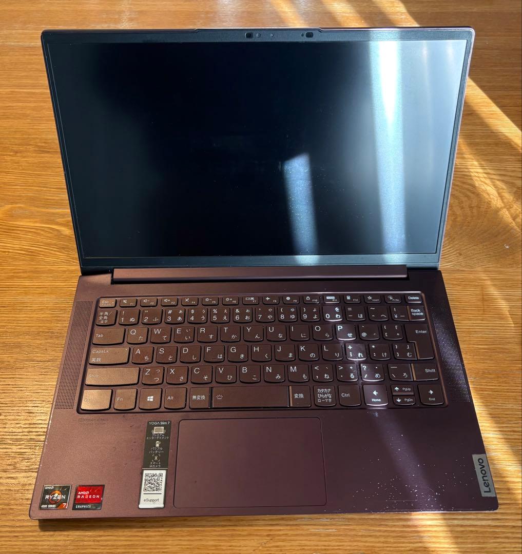 Lenovo Yoga Slim 7 14ARE05 ノートPC パープル