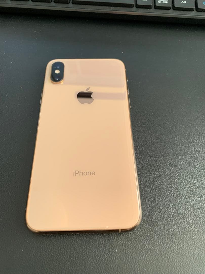 ジャンク　iPhoneXsゴールド 87%バッテリー　SIMフリー