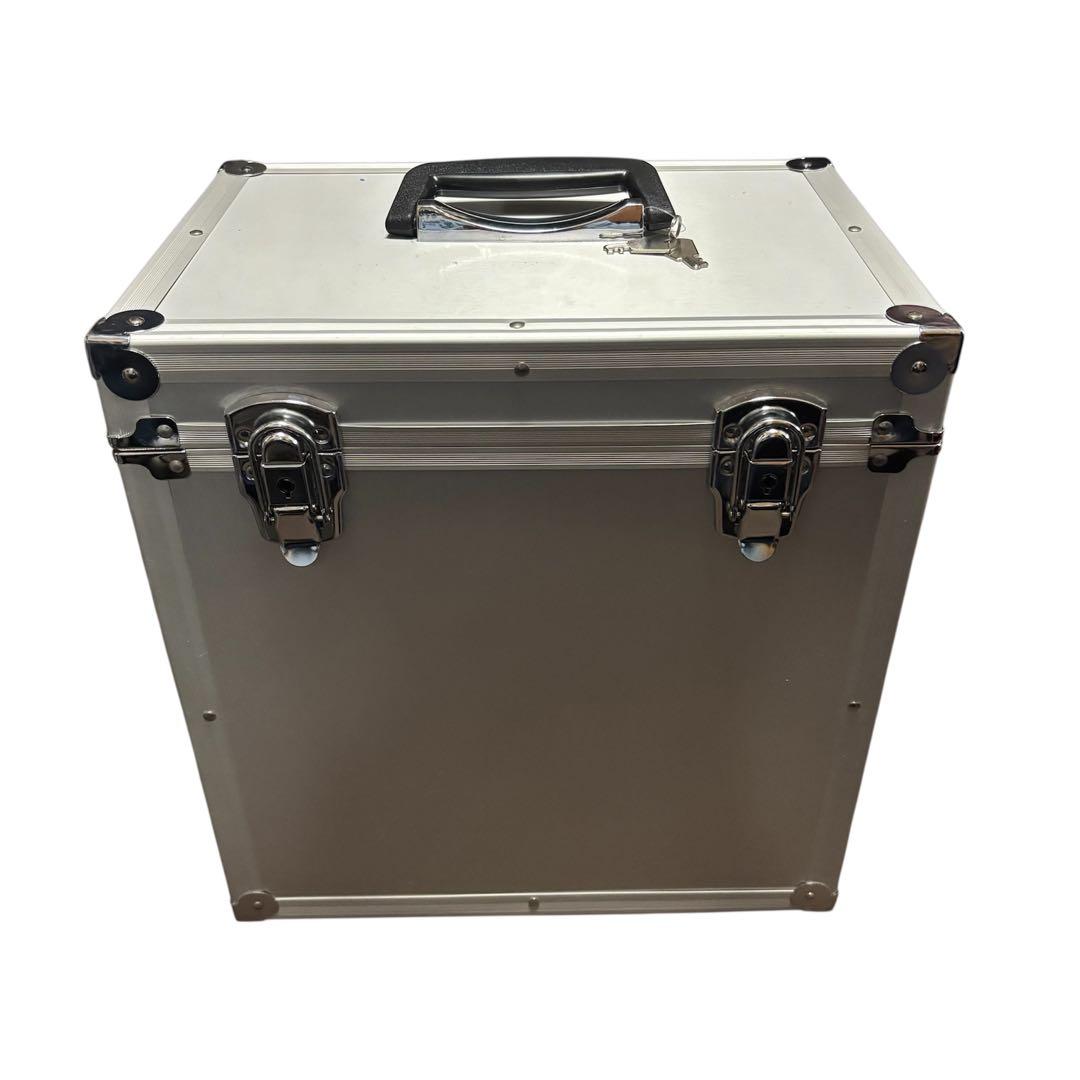 美品 レコード用収納 ハードケース アルミ製LP50-60枚収納DJ No.1