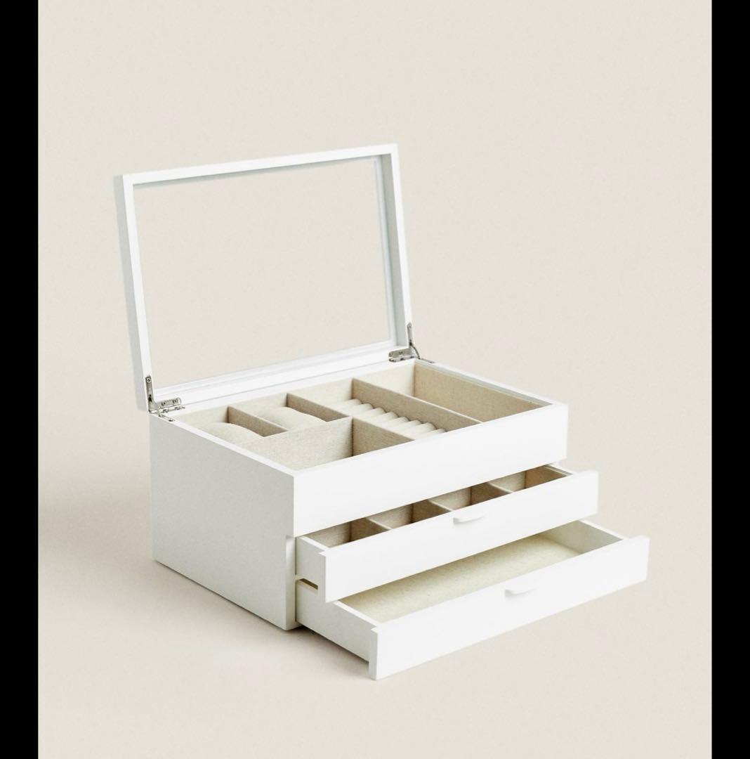 ZARA ジュエリーボックス 引き出し3段